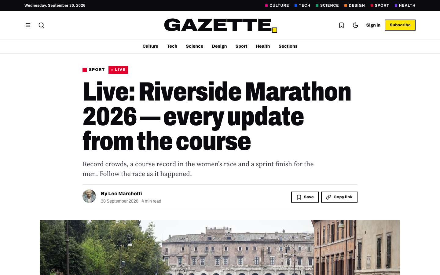 Live blog