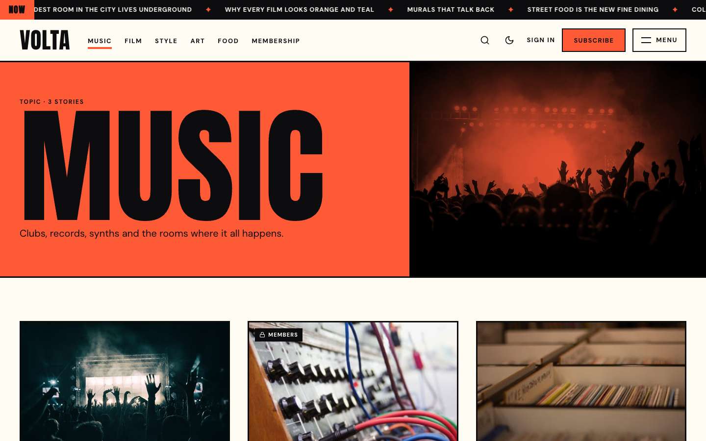 Topic page