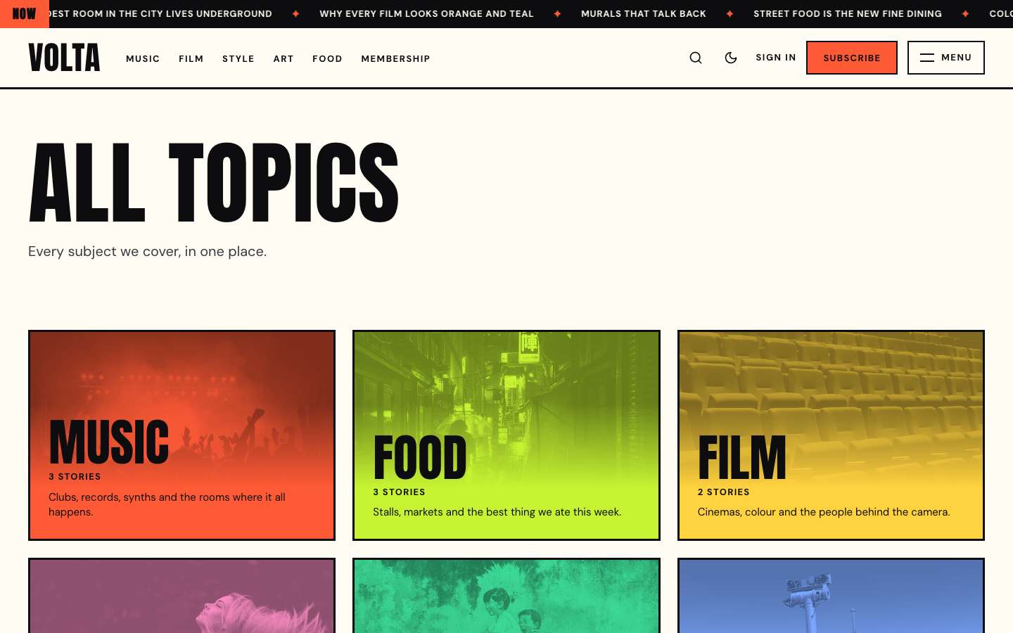 All topics